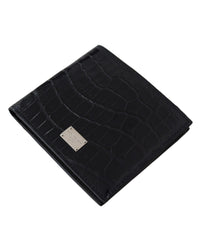 Thumbnail for Dolce & Gabbana Crocodile Leather Bifold Wallet One Size Men