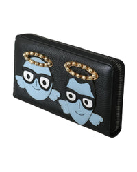 Thumbnail for 100% Authentic Dolce & Gabbana Leather Wallet with Logo Details One Size Men