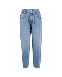 Thumbnail for High-waisted Regular Fit Womens Jeans with Ruined Detail W27 US Women