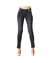 Thumbnail for Womens Black Wash Five-Pocket Jeans W26 US Women