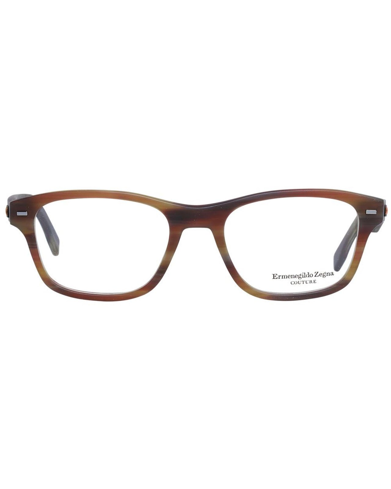 Zegna Couture Men's Brown  Optical Frames - One Size