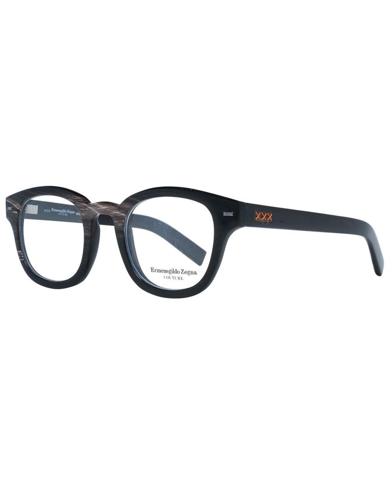 Zegna Couture Men's Brown  Optical Frames - One Size