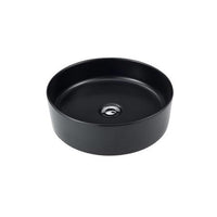 Thumbnail for 2023 Matte Black matte white matte Pink Green Gold Copper Round 360 mm Dia top counter basin porcelain sink