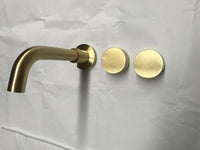 Thumbnail for 2021 New Burnished Gold Brushed Brass mixer WaterMark WELS round taps wall faucet basin