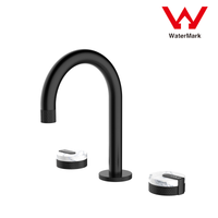 Thumbnail for 2021 New Marble Stone handle matte black wall taps 1/4 turn matte black pattern