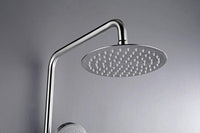 Thumbnail for 2023 Brushed Nickel Solid Stainless Steel 304 made shower set w diverter 200 mm head sprayer hand held head Suit Outdoor