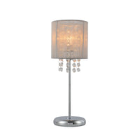 Thumbnail for Emilia Table Lamp with Acrylic Drops - Grey Shade