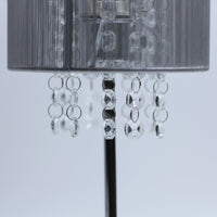 Thumbnail for Emilia Table Lamp with Acrylic Drops - Grey Shade
