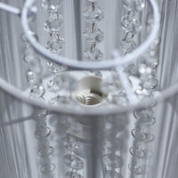 Thumbnail for Emilia Table Lamp with Acrylic Drops - Grey Shade