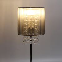 Thumbnail for Emilia Table Lamp with Acrylic Drops - Grey Shade