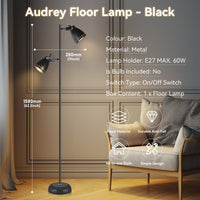 Thumbnail for Audrey Floor Lamp - Black