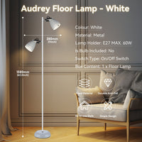 Thumbnail for Audrey Floor Lamp - White