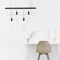 Thumbnail for Bikkel 4 Lights Pendant Light - Black