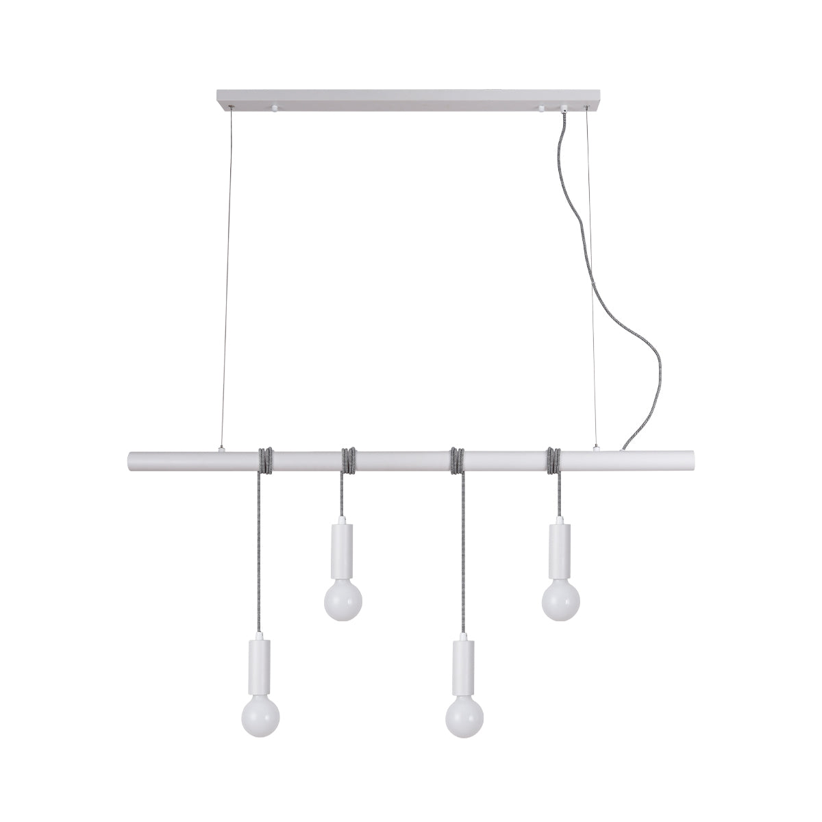 Bikkel 4 Lights Pendant Light - White