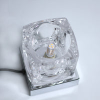 Thumbnail for Bianca Glass Table Lamp with LED Bulb