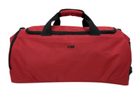 Thumbnail for 38L FIB Sports Duffle Bag Duffel Gym Canvas Travel Foldable - Red