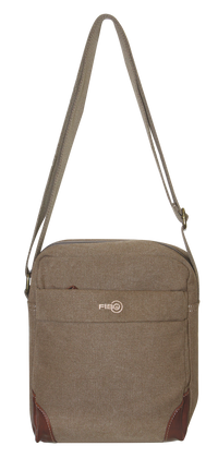 Thumbnail for FIB Explorer Canvas Cross Body Travel Bag - Khaki