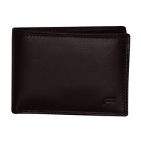 Thumbnail for Futura Mens RFID Slim Leather Wallet - Brown