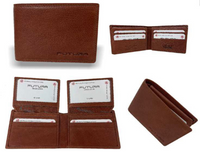 Thumbnail for Futura RFID Leather Fold Over Genuine Leather Wallet - Tan