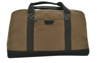 Thumbnail for FIB Byron Cotton Canvas Overnight Bag Travel Luggage Duffle Duffel - Brown