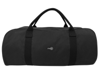 Thumbnail for FIB Barrell Duffle Bag Travel Cotton Canvas Sports Luggage - Black