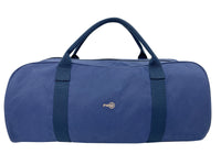 Thumbnail for FIB Barrell Duffle Bag Travel Cotton Canvas Sports Luggage - Blue