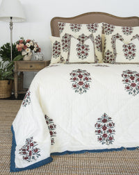 Thumbnail for Gulbahar Quilt - Ruby (Queen - 210 cm x 210 cm)