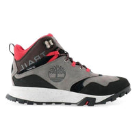 Thumbnail for Timberland Mens Garrison Trail Waterproof Mid Hiking Boots High Top - Dark Grey - US 8