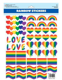Thumbnail for 50pcs LGBT Rainbow Stickers Love Heart Funny Skateboard Laptop Vinyl Decal