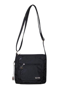 Thumbnail for FIB Mens Crossbody Bag Adjustable Shoulder Strap Travel Pockets - Black