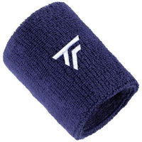 Thumbnail for Tecnifibre Tennis XL Wristband Wrist Bands Sweatband Sport Squash Cotton - Marine