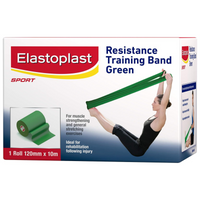 Thumbnail for Elastoplast Resistance Band Training Green Sport Home Workout 120mm X 10m