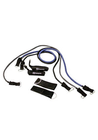 Thumbnail for Tube Resistance Band Home Gym Kit Fitness Workout Yoga Strength Exercise