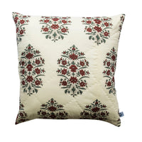 Thumbnail for Kolka Cotton Gulbahar Quilted Euro Sham Superior Quality High Durable - Ruby