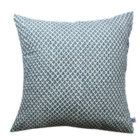 Thumbnail for Kolka Indigo Quilted Euro Cushion Cover Sham Pillow Case Decorative - Blue