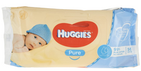 Thumbnail for Huggies Pk56 Baby Wipes Pure Unscented Sticky Top