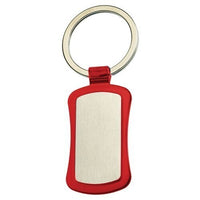 Thumbnail for Duo Key Tag Key Ring Keyring School Bag Badge - Red