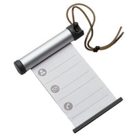 Thumbnail for 6x Funky Luggage Cylinder Tag Rollout Label for Address Details - Silver/Grey