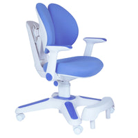 Thumbnail for Ergonomic Children Kids Study Desk and Chair Set Height Adjustable - Blue