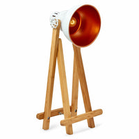 Thumbnail for 61cm Bamboo Easel Table Lamp Modern Scandi Designer Desk Light Bedroom Office