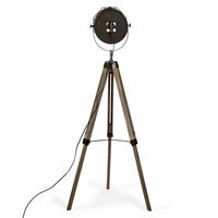 Thumbnail for 153cm Nautical Tripod Floor Lamp w Matte Grey Lamp Head Searchlight Spot Light