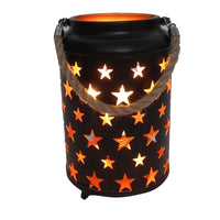 Thumbnail for 20cm Starry LED Lantern Light with Rope Handle Star Bedside Table Desk Lamp