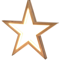 Thumbnail for 2x Large Bamboo Star LED Hanging Lamp Light Home Decor Lighting  - Natural