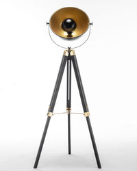 Thumbnail for Premium Tripod Spotlight Lamp Nautical Designer Extendable Light - Matte Black