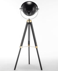 Thumbnail for Premium Tripod Spotlight Lamp Nautical Designer Extendable Light - Matte Black
