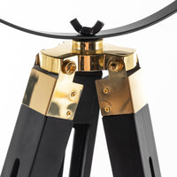Thumbnail for Premium Tripod Spotlight Lamp Nautical Designer Extendable Light - Matte Black