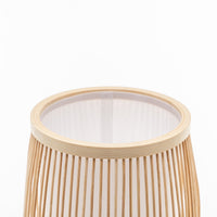 Thumbnail for Natural Woven Bamboo Cylinder Table Lamp Light Shade Boho Tropical Coastal