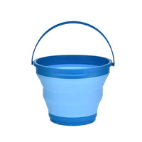 Thumbnail for 7 Litre Foldable Collapsible Silicone Bucket for Home/Hiking/Camping/Fishing - Blue