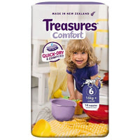 Thumbnail for Treasures Comfort Pk12 Nappies Junior 16+kg Size 6