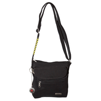 Thumbnail for FIB Mens Crossbody Bag Travel Wallet Pockets Shoulder Strap - Black